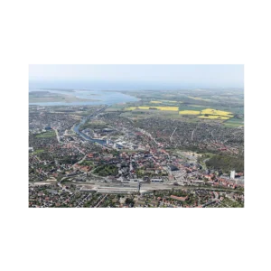 Luftfoto over næstved